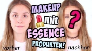 'DROGERIE MAKEUP mit ESSENCE PRODUKTEN für unter 4€! + GET READY WITH ME ♡ BarbieLovesLipsticks'