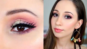 'Essence New Eyeshadow Palette Spiritual Gangster - Purple and Yellow Eye Makeup Tutorial'