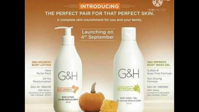 'G &H Body lotion and body wash ll Amway products'