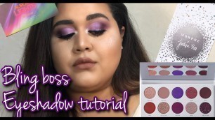 'Bling Boss eyeshadow Tutorial | Jaclyn Hill vault collection'