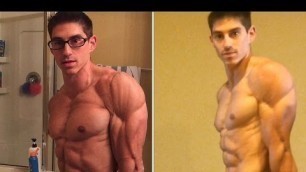 'BODYBUILDING LIGHTING TRANSFORMATION - Shredded in honest vs aesthetic lighting- before/after food'