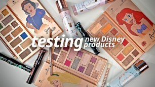 'testing essence Disney eyeshadow palettes - coming to drugstore soon'