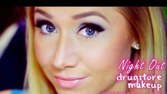 'Night Out Drugstore Makeup Completed Look | The Beauty Vault'