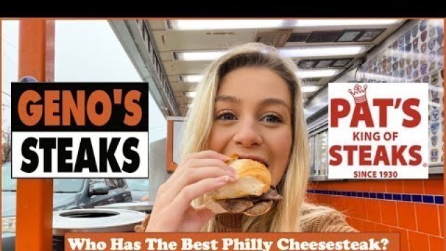 'Genos vs. Pats Best Cheesesteak in Philly | Famous Philadelphia Food Rivalry'