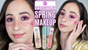 'Full Face Of Essence Makeup For Spring & Easy Wavy Hair Tutorial 2021 | Vasilikis Beauty Tips'