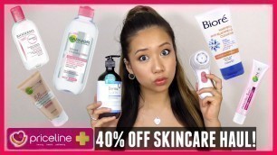 'PRICELINE 40% OFF SKINCARE HAUL ♡'