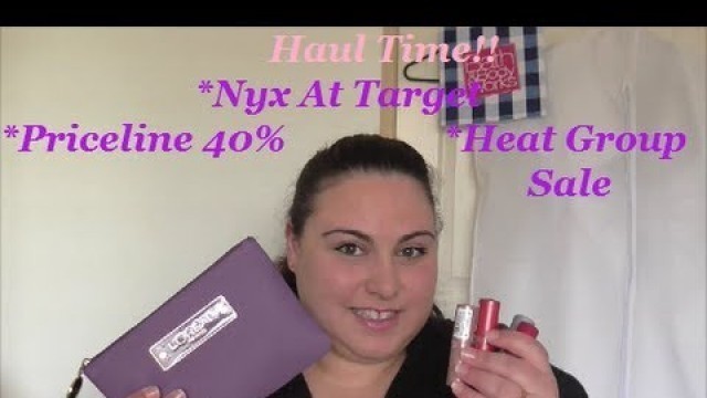 'Priceline 40% off Sale, Heat Group Sale & NYX at Target Haul'