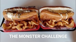 'MONSTER PHILLY CHEESESTEAK SANDWICH CHALLENGE | UNDEFEATED | MAN VS FOOD'