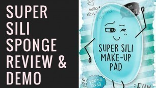 'Essence Super SILI Makeup Pad Silicone Sponge REVIEW & DEMO I SmashinBeauty'