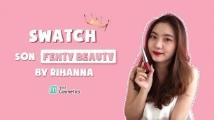 'SWATCH ♡ Son Fenty Beauty By Rihanna – Uncensored ♡ Mint Cosmetics'