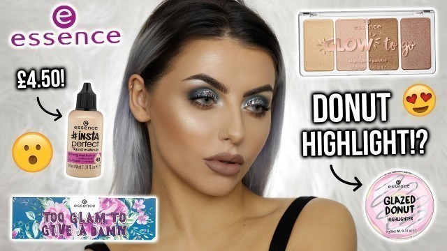 'TESTING NEW ESSENCE MAKEUP! FIRST IMPRESSIONS, REVIEW + TUTORIAL!'