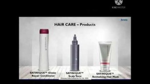 'Satinique Scalp Tonic ll Amway products'