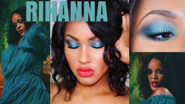 'New Rihanna Makeup Look | Wild Thoughts Makeup Tutorial!'