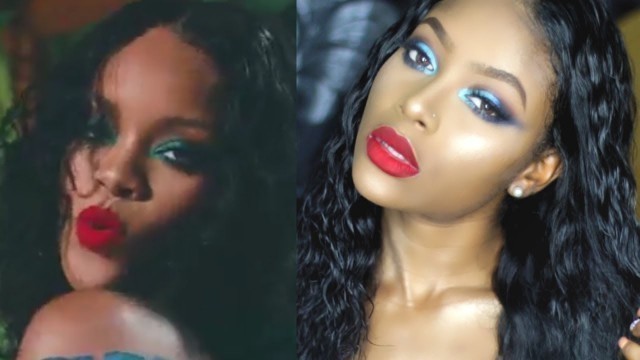 'RIHANNA- Wild Thoughts Inspired Makeup Tutorial | PETITE-SUE DIVINITII'