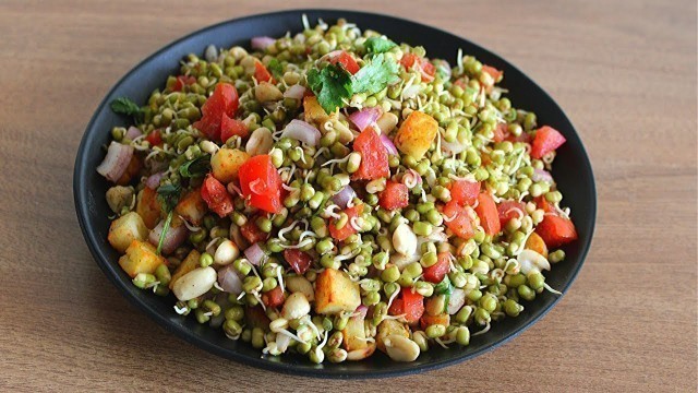 'High PROTEIN Salad - Healthy Vegetarian Recipes | Indian Bodybuilding Diet Recipes for Beginners 