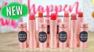 'Essence perfect shine lipstick - Swatches + Review (Is this really good?)'