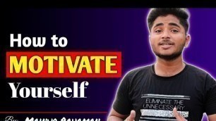 'How to MOTIVATE Yourself #shorts #motivation #motivationalvideo'