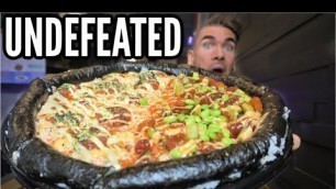 'UNDEFEATED SUSHI PIZZA CHALLENGE | Giant Sushi Roll In Philadelphia  | Man Vs Food'