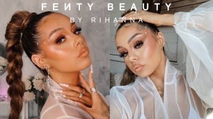 'RIHANNA WE NEED TO TALK SWEETIE | FULL FACE OF FENTY BEAUTY MAKEUP REVIEW'