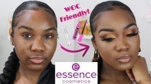 'WOC FRIENDLY ?? FULL FACE OF ESSENCE COSMETICS | Nothing Over $15 | Affordable Makeup For Beginners'