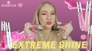 'NEW essence EXTREME Shine Volume Lipgloss! ✨| All 15 Shades Swatched 