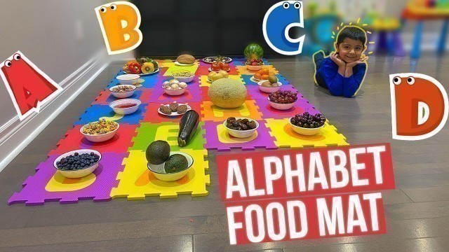 'Learn Alphabet Food | A to Z Food Names for Children | Educational Video for kids'