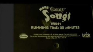 'On More Barney Songs Screener (Stick With Imagination! & A Picture Of Health)'