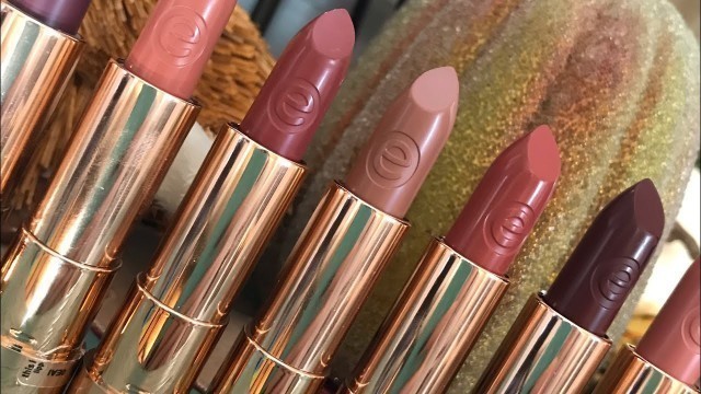 'Essence This is NUDE Lipsticks SWATCHED!'