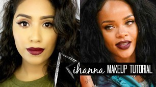 'Easy Rihanna Makeup Tutorial ft. My Natural Hair'