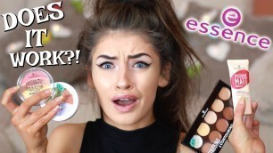 'Full Face Using New Essence Makeup! DOES IT WORK?! | Jessie B'