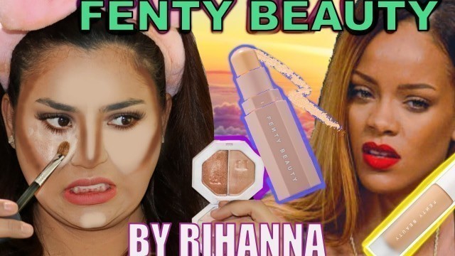 'Reseña  en ESPAÑOL Fenty Beauty By RIHANNA COMPLETA de maquillaje / makeup  HIT OR MISS? FULL REVIEW'