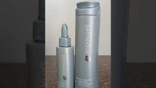 'Amway product Satinique scalp tonic and hairfall control shampoo 