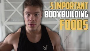 '5 \"IMPORTANT\" Bodybuilding Foods You SHOULD Eat'