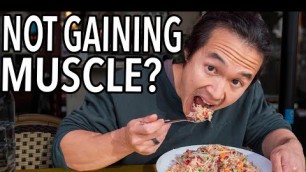 'How to Eat to Build Muscle Without Getting Fat - FULL DAY OF EATING'