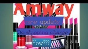 'Amway free delivery'