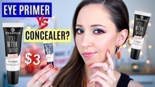 'Essence Eyeshadow Primer Review - You Better Work Eye Primer (10H Wear Test!!)'