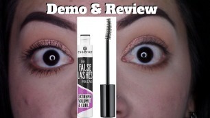 'Review & Demo | Essence The False Lashes Mascara Extreme Volume & Curl'