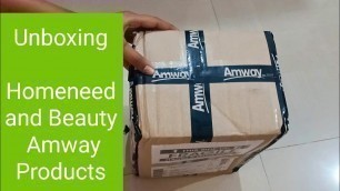 'Unboxing Homeneed and Beauty  Amway Products|Amway products in Telugu|Amway products in India|Amway'