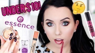 'MAKEUP UNDER $10! ONE BRAND TUTORIAL USING ESSENCE COSMETICS'