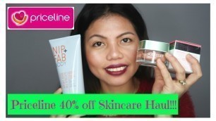 'Priceline 40% off Skincare Haul /GenOZ Vlogs'