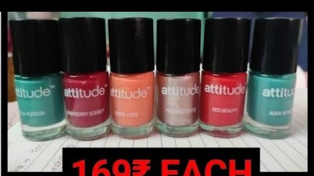 'Attitude Nail paint | Attitude Nail polish | Amway beauty products'