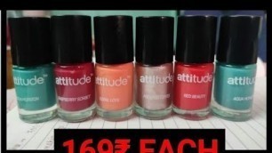 'Attitude Nail paint | Attitude Nail polish | Amway beauty products'