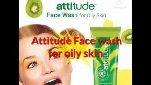 'Attitude  Face wash for oily skin ll Amway products'