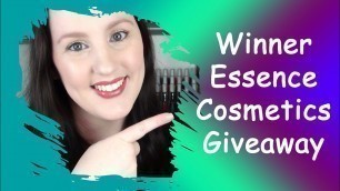 'Winner Essence Cosmetics Giveaway!'