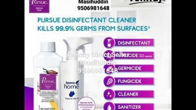 'Amway Pursue Disinfectant Multi purpose cleaner #short #shortvideo #youtubeshort'