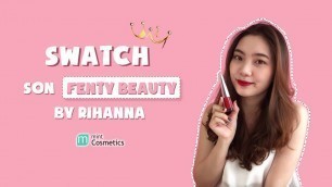 'SWATCH ♡ Son Fenty Beauty By Rihanna – Uncensored ♡  Mint Cosmetics'