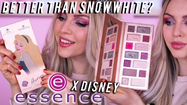 'Sleeping Beauty Aurora palette!.. Testing essence Disney princess makeup 