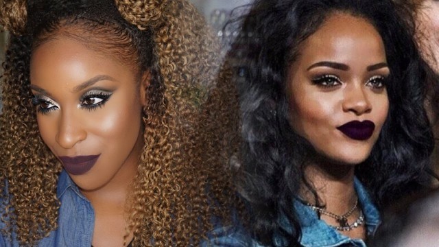 'Rihanna Inspired Makeup - FACE MAKEUP FAIL! | Jackie Aina'