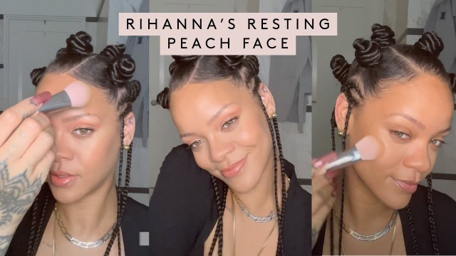 'Rihanna\'s Peachy Fall #FENTYFACE 