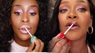 'I Did Rihanna\'s Vogue Beauty Routine! But I\'m Still Ugly LOL | Jackie Aina'